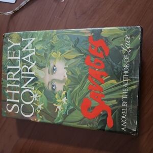 Savages A Novel By Shirley Conran 1987 Simon Schuster HC DJ BCE (B-G)